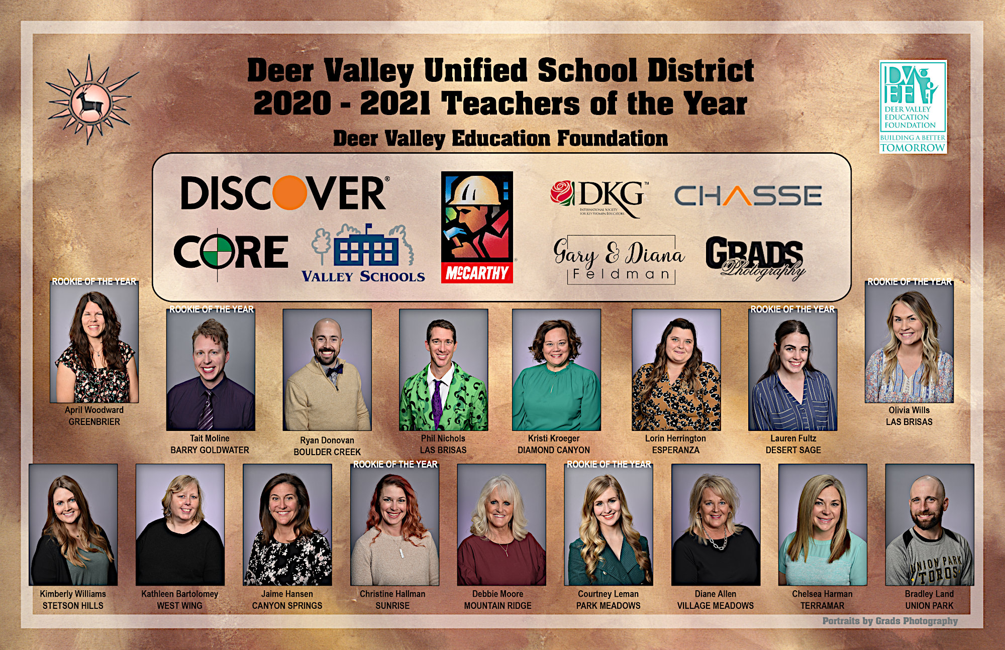 2021 - 2022 Teachers Of The Year